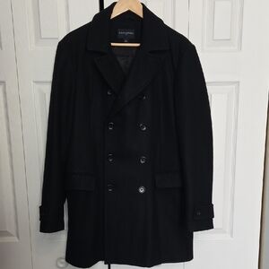 Banana Republic Men's Dark Peacoat